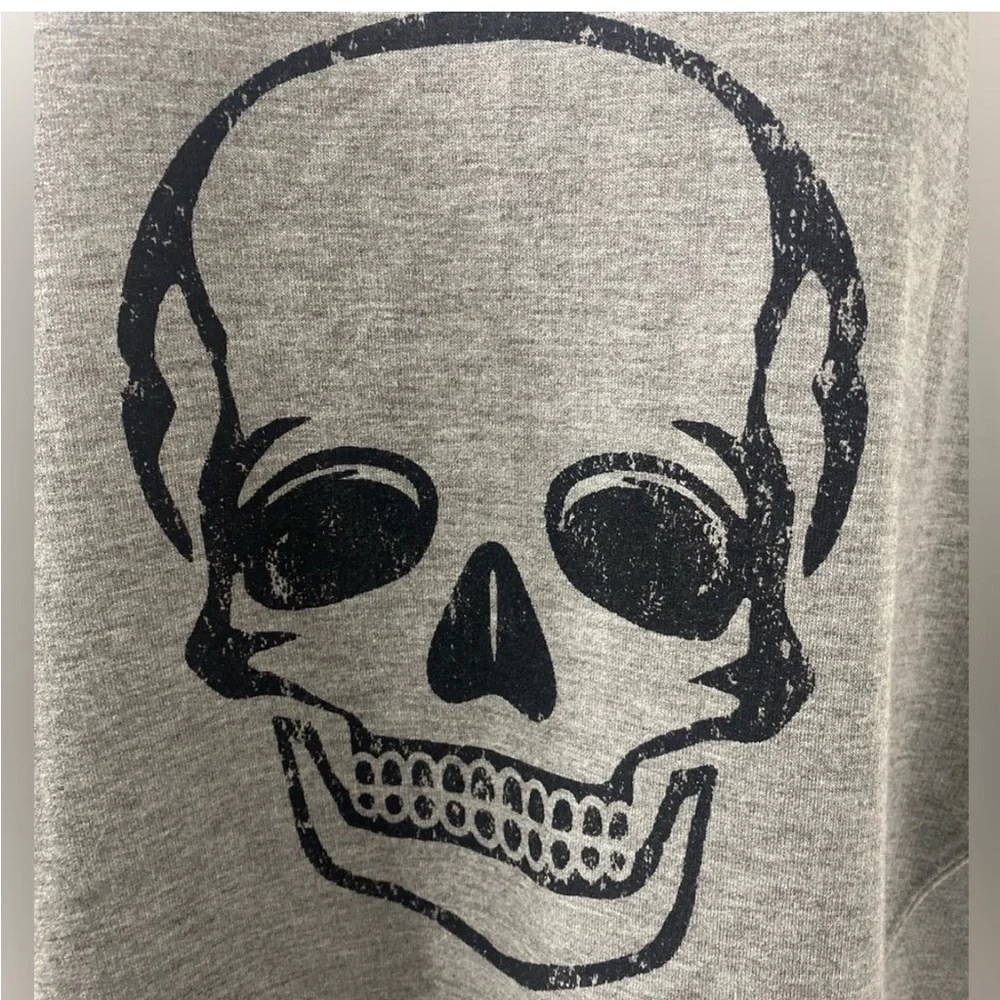 C&C California Halloween Skull Graphic Lightweight Sweatshirt - Picture 4 of 6